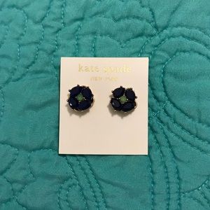 Kate Spade Blue Green Flower Earrings